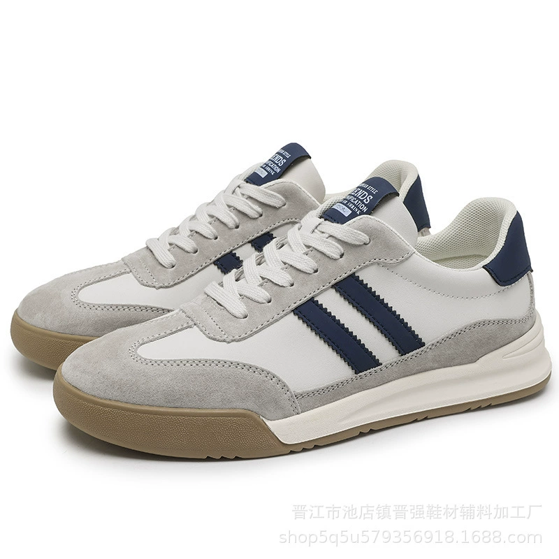 Fashionable sneakers, comfortable universal white shoes, soft sole