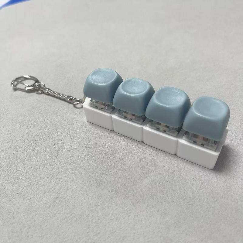 创意解压按键复古圆帽捏捏乐新奇小玩意手指无聊减压发泄钥匙扣|undefined