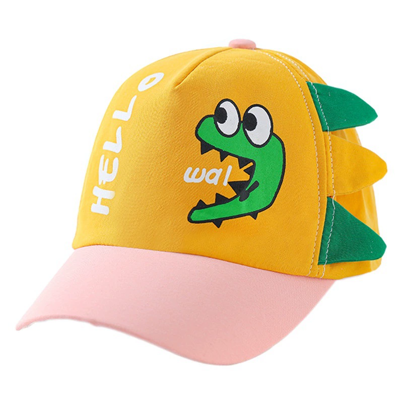 Детская шапка новый весенний летний детский солнцезащитный крем солнцезащитный крем детская детская шапка милый мультяшный динозавр кепка