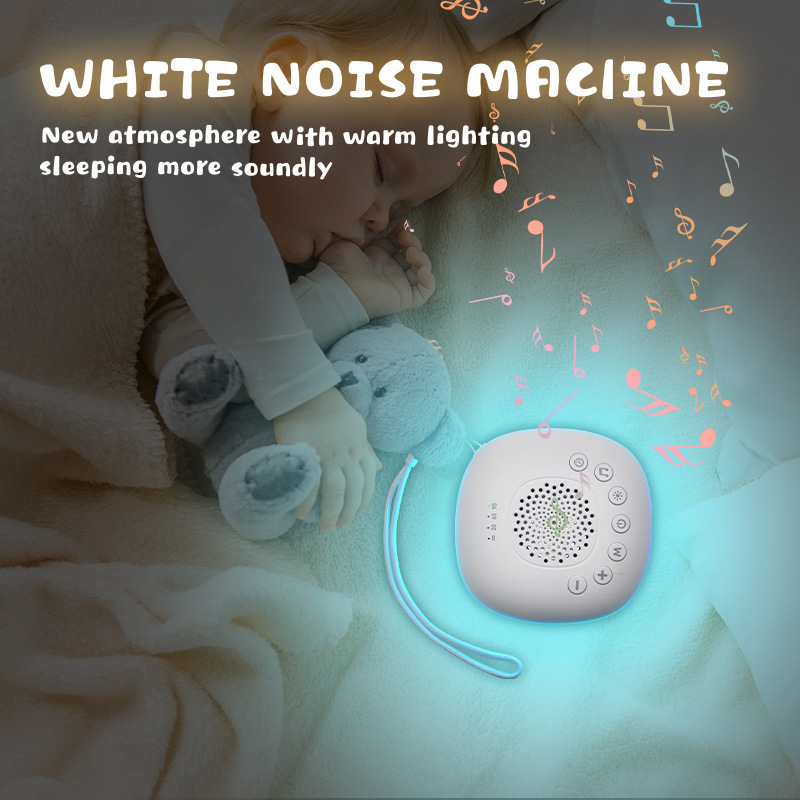 私モードホワイトノイズ睡眠器Amazonスポットクロスボーダー赤ちゃんなだめるポータブルホワイトノイズ呼吸ナイトライト|undefined