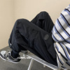 Overalls Chaopai ins Straight Ninth pants Autumn trousers Korean Edition Trend Versatile Easy Wide leg pants