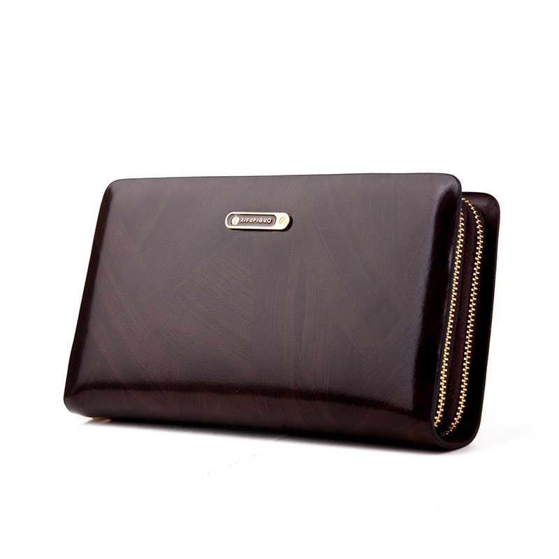 Moška torba Poslovna ročna torbica Moška velika torbica s sklopko Glava iz govejega usnja Trendna moška torbica s sklopko_voghion.com