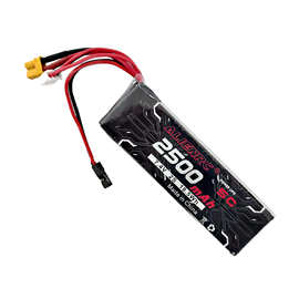 ALIENRC 2500MAH 2S 7.4V 5C Frsky Taranis X9Dplus遥控电池LIPO