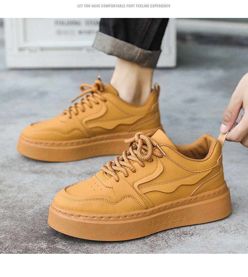 Giày thể thao nam đế dày chống trơn, giày sneaker casual thoáng khí đi làm — MQ21 màu kaki, MQ21 màu đen chi tiết 18