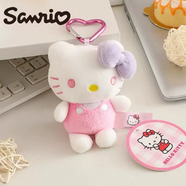 Shangrongfang Genuine Sanrio Kt Plush Toy Hello Kitty Small Pendant Hellokitty Doll Doll