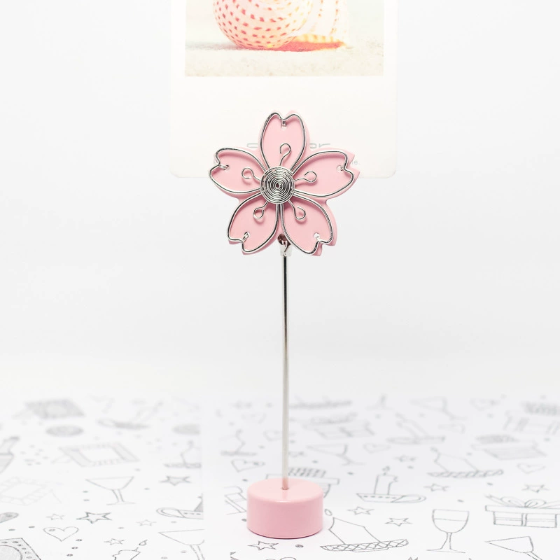 Cute blue colorful sticky note standing desk menu clip photo display clip graduation season photo clip