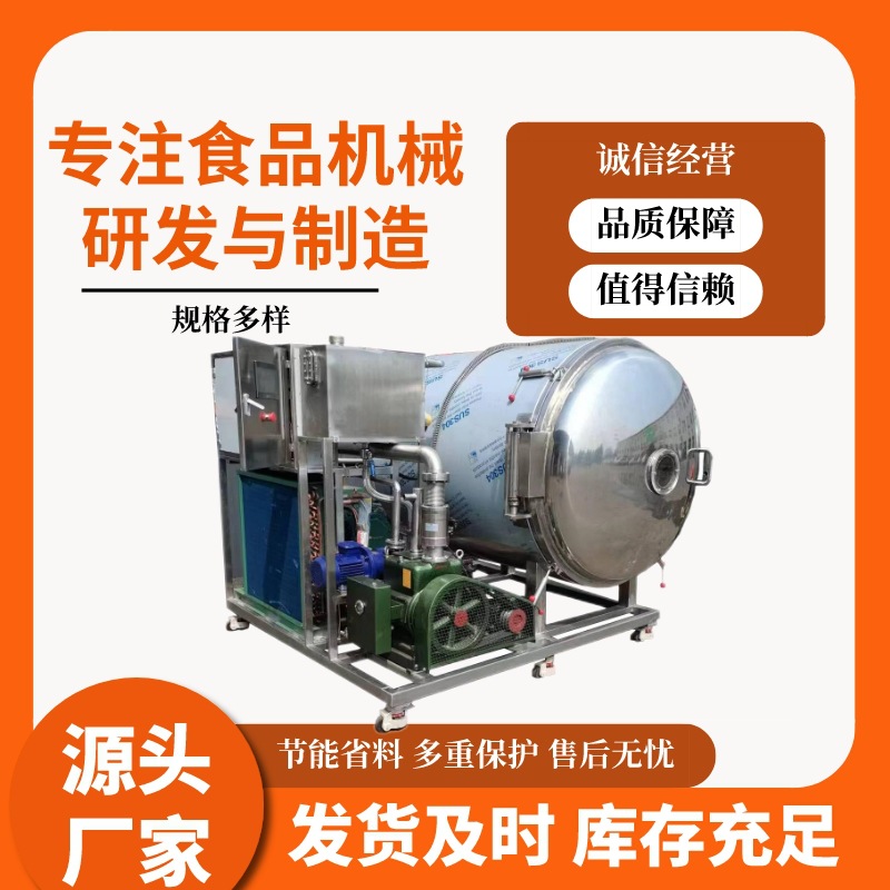 蔬菜水果冻干机 肉类真空冷冻干燥机 全自动水果片冻干设备 zkds