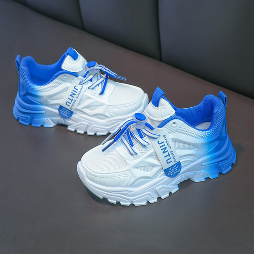 Children's sports shoes, new girls', uncles', breathable mesh, middle and large children's casual versatile boys' running shoes