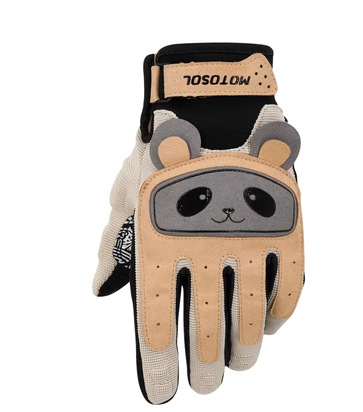 Viento y libertad guantes de moto Arco Iris Zoo hombres y mujeres lindo fino transpirable verano guantes de montar