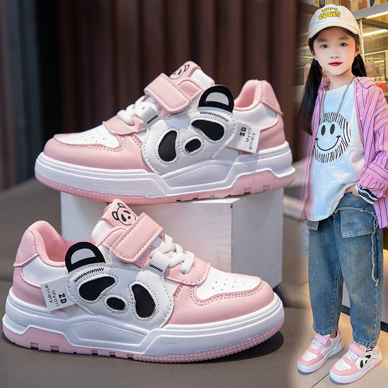 Детская кроссовка 2024 весна и осень новая иностранная повседневная спортивная обувь для мальчиков Студенческая обувь мягкая подошва для девочек низкая детская обувь