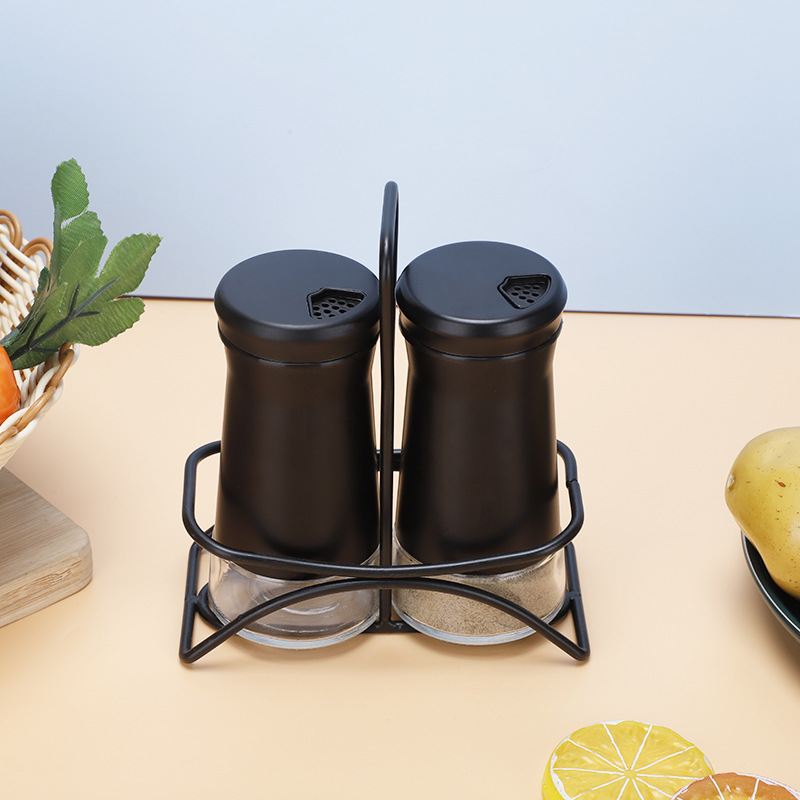 Suministro directo de fábrica de cocina condimento botella de cocina suministros de Cocina Barbacoa condimento tarro comino condimento botella estante traje