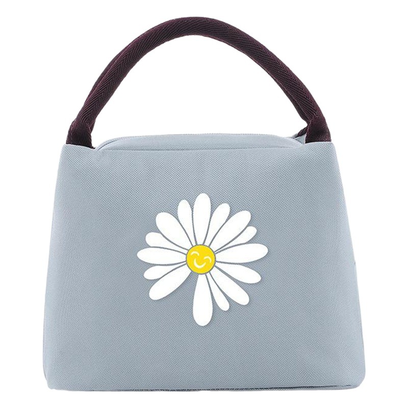 Transfronteriza Daisy estudiante caja de almuerzo bolsa de dibujos animados papel de aluminio bolsa de aislamiento bolsa de picnic niños almuerzo bolsa de hielo