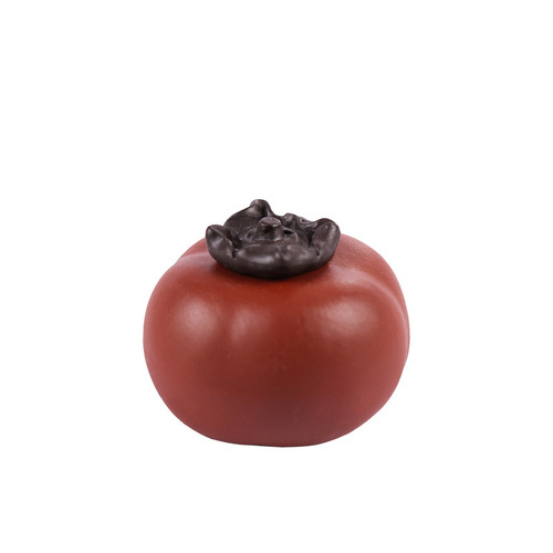 Peach Blossom Good Fortune Tea Pet Peach Figurine Original Mine Zisha Clay Can Be Nurtured Simulation Fruit Decoration Tea Toy Craftsmanship Tea Accessory