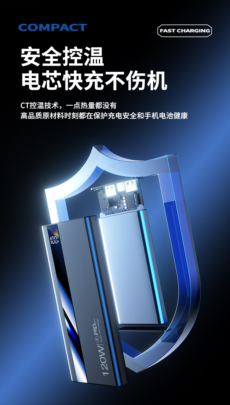 3C Certified Power Bank 20000mAh 22.5W Fast Charging Mobile Power Supply Gift Custom Logo Dropshipping
