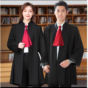 Children's Legal Education Moot Court Suit Role-playing Judge's Attire Lawyer's Robe Debate Competition Performance Costume
