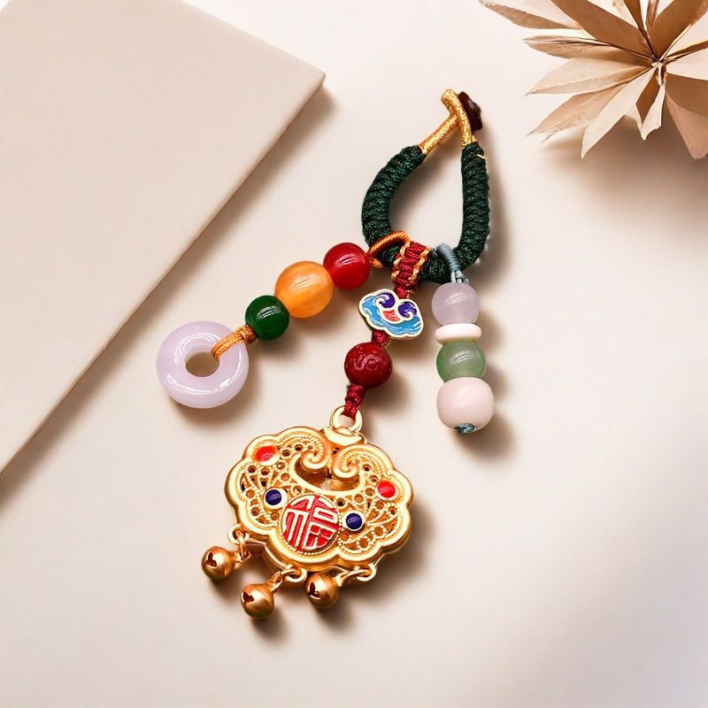 Five Emperors Money Pixiu Gourd Retro Keychain Pendant Creative Hanging Ornament Twelve-Character Amulet Phone Chain Five Emperors Money Pixiu Gourd Retro Keychain Pendant Creative Hanging Ornament Twelve-Character Amulet Phone Chain
