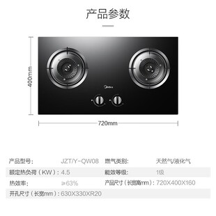 ���ģ�Midea��ȼ�����p��4.5kwú����JZY-QW08Һ����