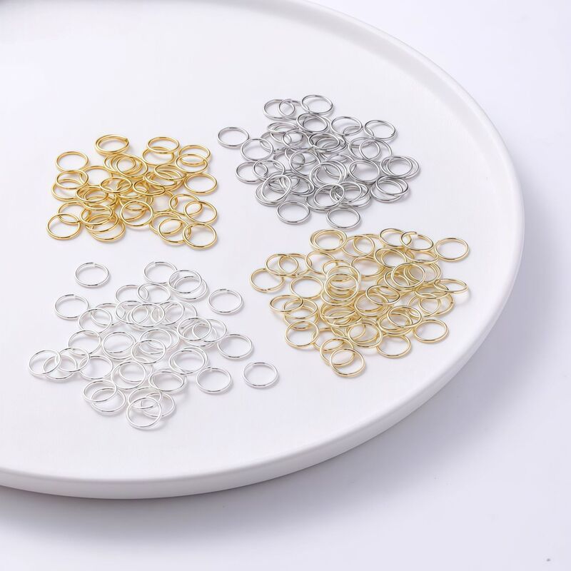 Factory direct color retaining open ring copper ring wholesale necklace bracelet ring ring connection ring open ring accessories diy