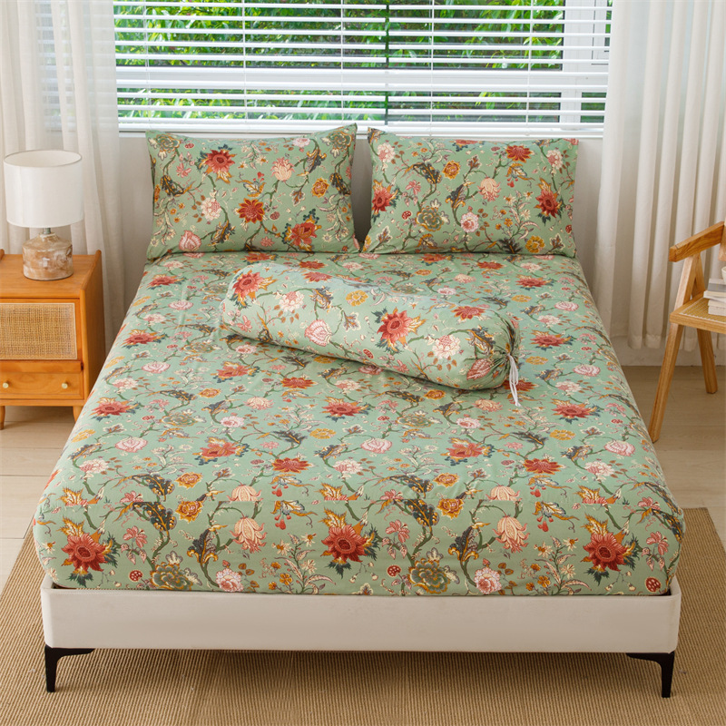 Funda de cama fija Colcha Simmons Cubierta protectora Cubierta de polvo Colchón Cubierta de cama individual Doble individual Sábana de cama antideslizante transfronteriza