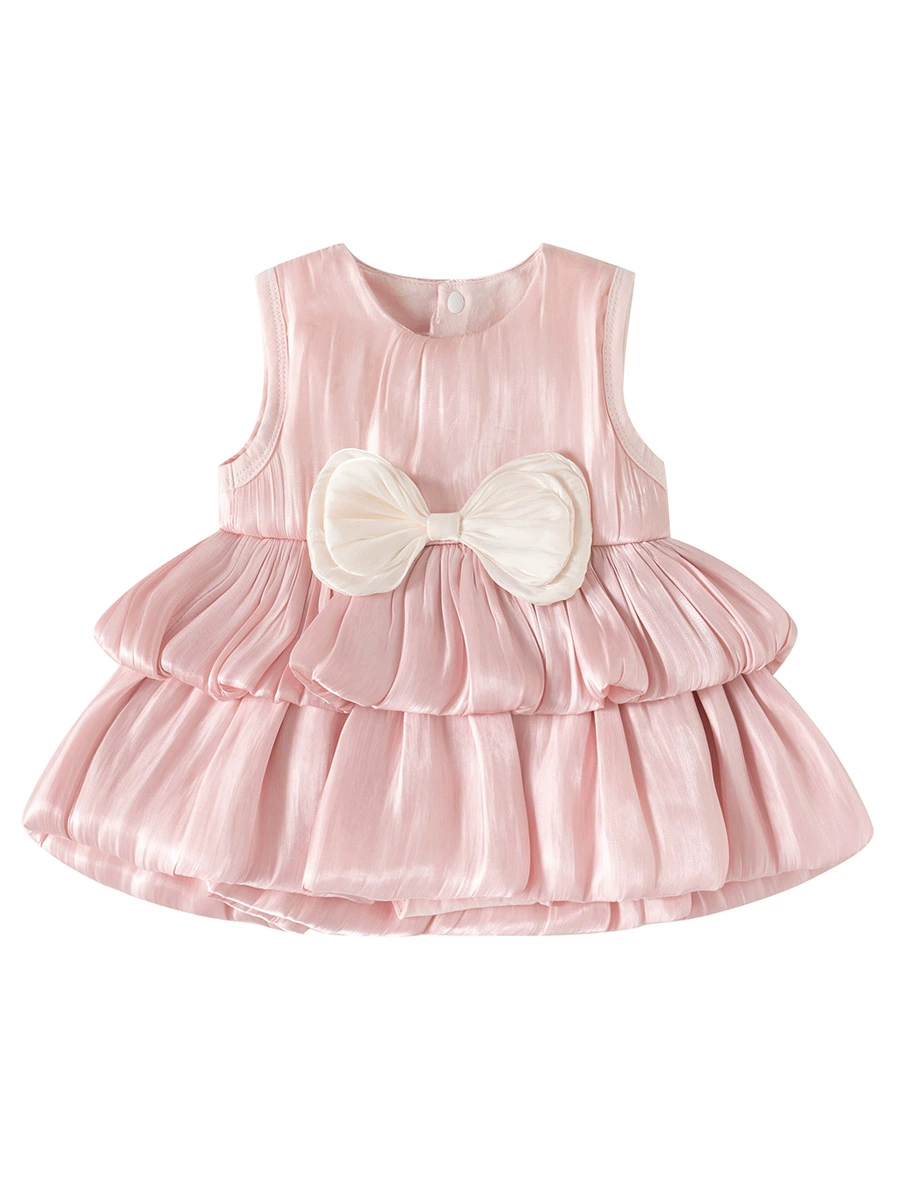 Summer children's soft thin sleevless dress sleevless