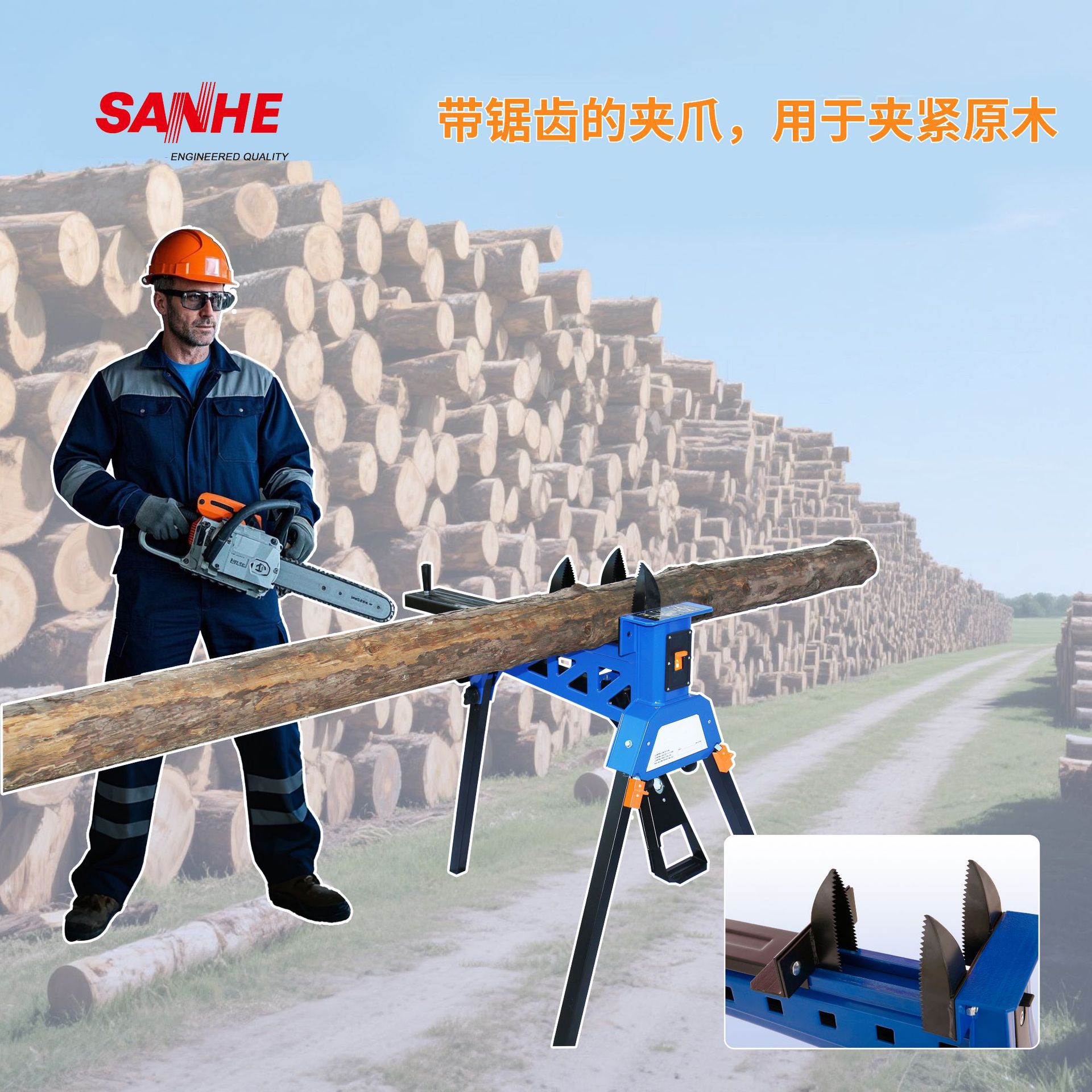 木工夹钳夹力持台虎钳多功能便携式工作台手动工具快速夹平口钳