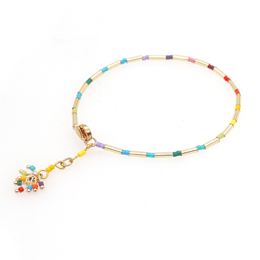 Boho Miyuki Miyuki Beads Handmade Colorful Beaded Small Braceletpicture5