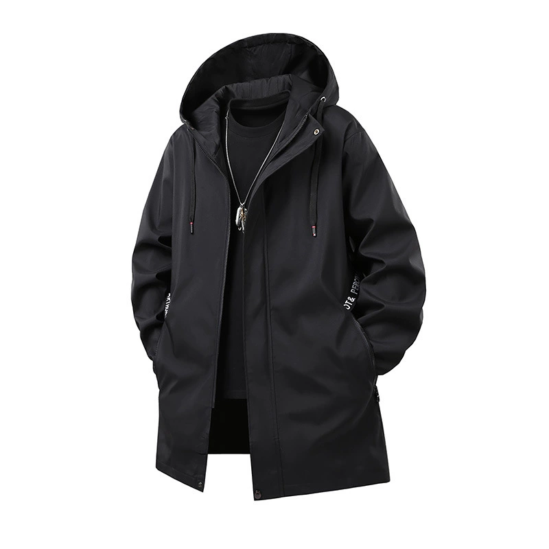 L-10XL трансграничный весенний и осенний тренд мужской дикий градиент с капюшоном