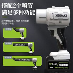 新しいブラシ付き無段階速度調整可能なストームブロワー暴力的なリチウム電池ブロワー