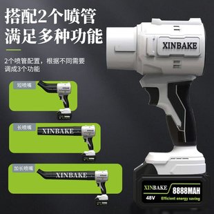 New Brushed Stepless Speed Storm Blower Violent Blowing Lithium Battery