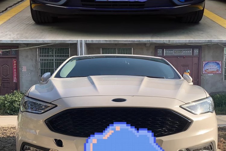 Suitable for 13/16/17/18/19 Models of the New Mondeo, Modified Honeycomb Mustang Style Upper Air Intake Grille with Chrome Plating