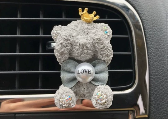 Ceramic perfume, decorations for auto, cat
