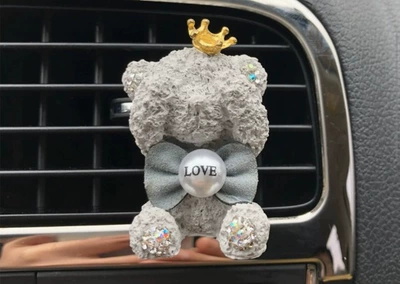 Car Ornaments Kt Car Interior — Car ornaments - 84-gray-bear-air-outlet
