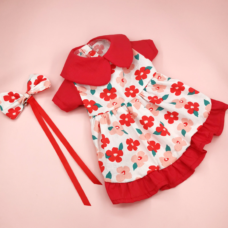 Sweet Cotton Flower Pet Clothing display picture 2