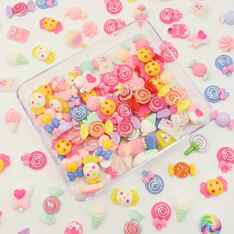 Имитация еды, игрушка, конфеты, смешанная смола, ювелирные изделия, кремовый клей, сделай сам, аксессуары для волос ручной работы, чехол для мобильного телефона, зеркало, веревка для волос, нашивка