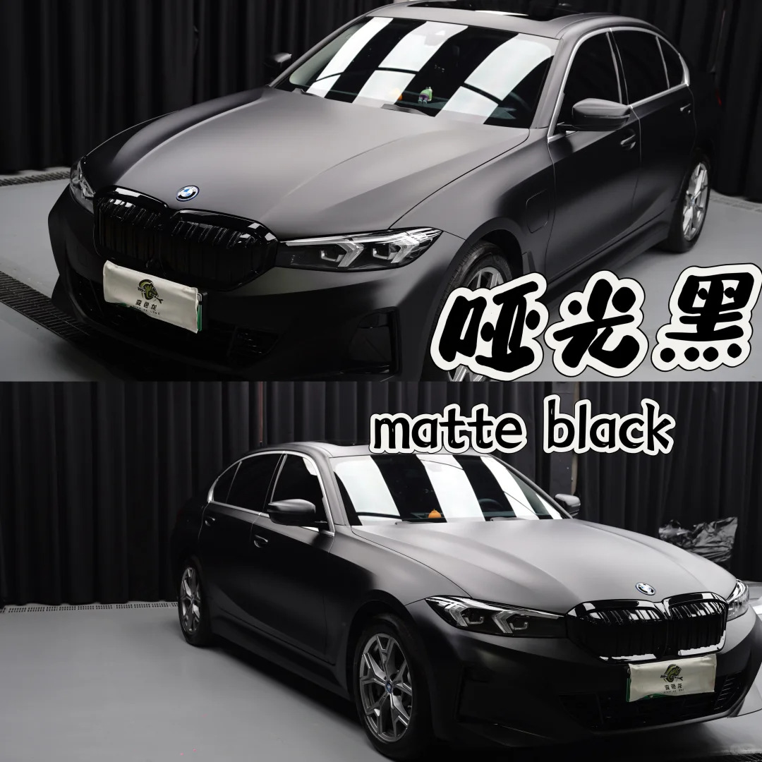 Car Pet Matte Black Ultra-Matte Black Color-Changing Film Original Car Paint Protection Film Full Body Film Matte Series