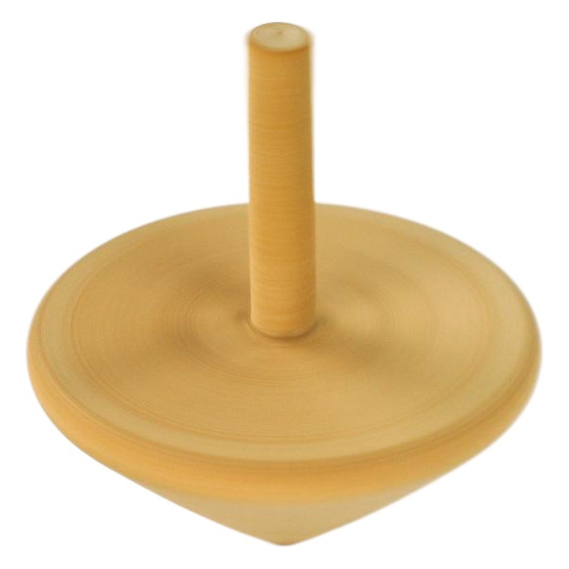 Giroscopio tradicional nostálgico juguete giroscopio de madera para niños de madera giratoria de madera clásica madera maciza dura eb4e2 image 1