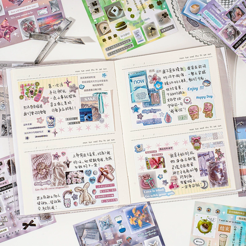 寓见诚品 [梦想岛屿系列-方方贴纸书 韩系少女心ins手账diy装饰贴]