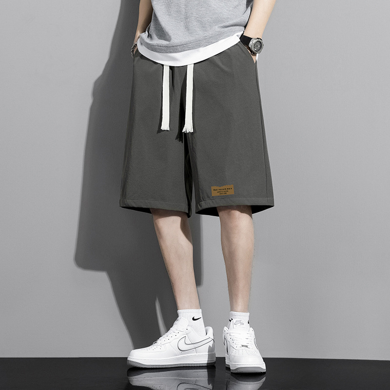 Pantalones Cortos Deportivos Estampados para Hombre de Poliéster para Verano