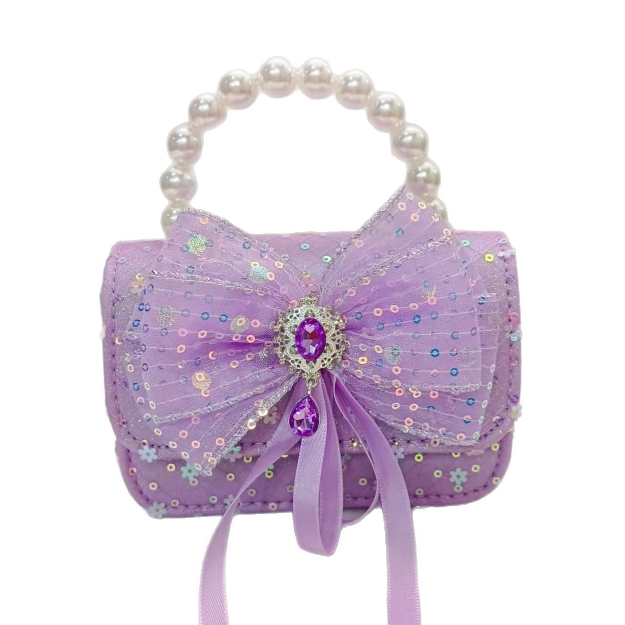 Bolsa de princesa de arco, bolso de cinturón, bolso de cadena, bolso de princesa, bolso de regalo para niñas, bolso de accesorios de viento fragante