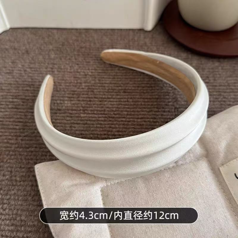 店主自留 ins博主同款宽边发箍女2025新款高颅顶头箍日常外戴发饰|undefined