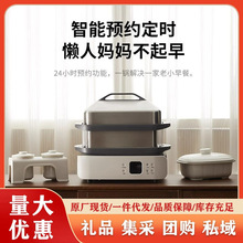 不锈钢电蒸锅多功能家用分区控制蒸箱大容量全自动蒸炖一体锅