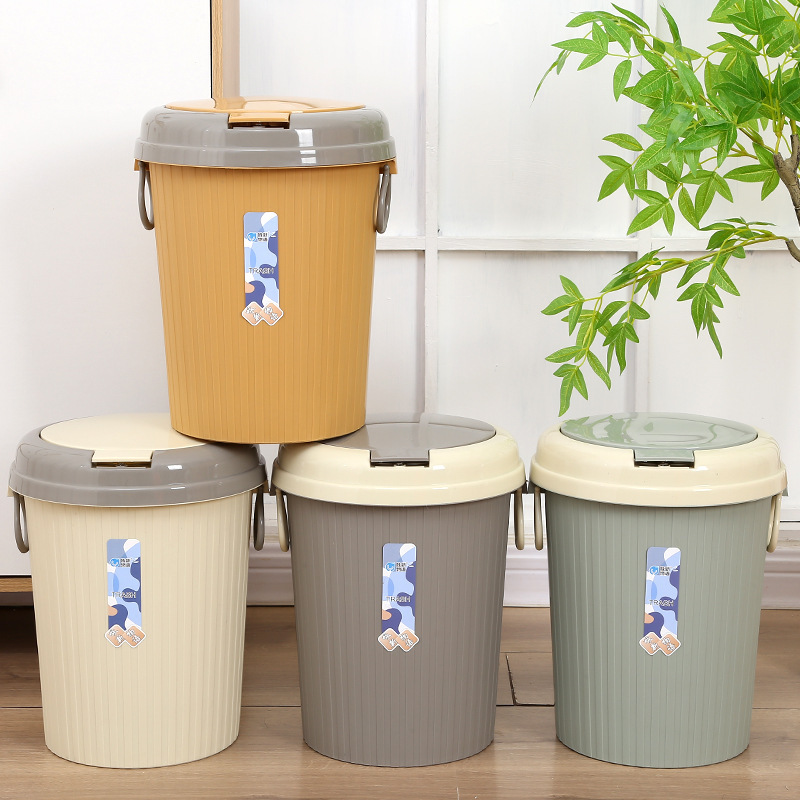 Customized Plastic Trash Cans for Home Use, Toilet, Bathroom, Bedroom, Kitchen, Outdoor, Creative Pop-Up Lid, Silent Customized Plastic Trash Cans for Home Use, Toilet, Bathroom, Bedroom, Kitchen, Outdoor, Creative Pop-Up Lid, Silent