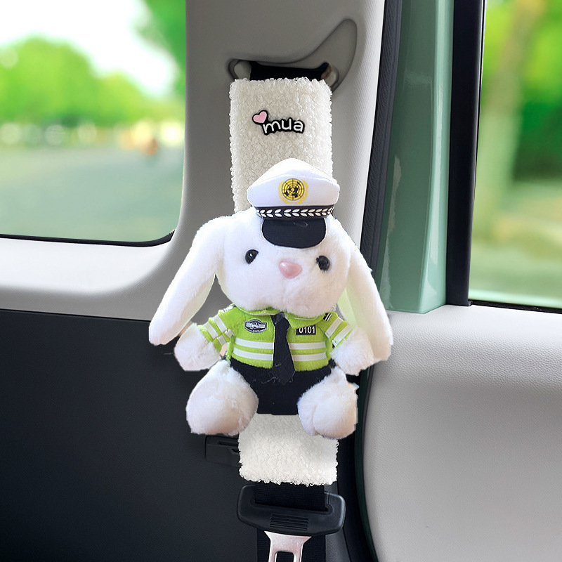 Funda Protectora de Cinturón de Seguridad de Lana de Cordero para Coche image 10