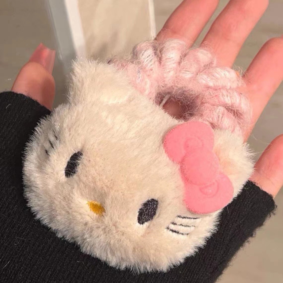 kt 고양이 전화 코일 핑크