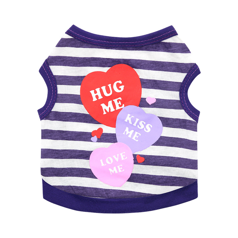 宠物衣服狗狗衣服猫咪衣服批发小型犬泰迪比熊背心泰迪春夏秋款