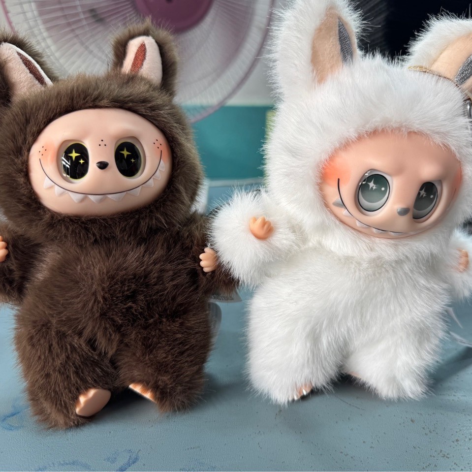 Angelino Jefe ZIMOMO LABU TABLABU Serie de adornos muñecas de peluche colgantes de llaves