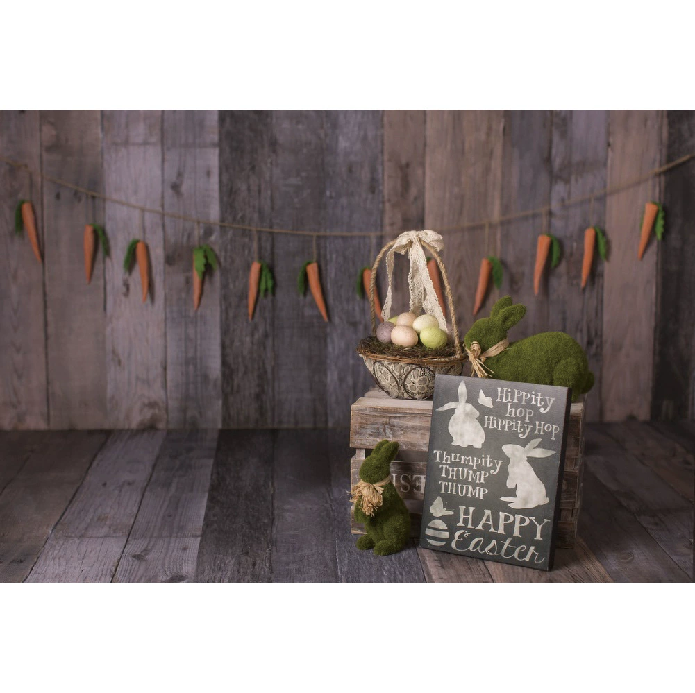 Easter Restaurant Rabbit Eaxia Room Orthopedine Event Party Photography Background Caps Cross -border props wholesale