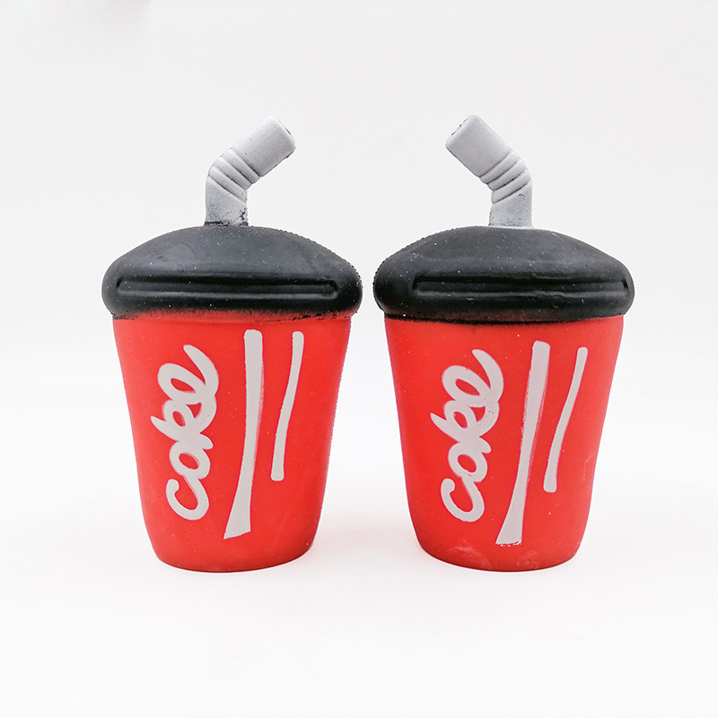 Decompression Cola French fries simulation food vent pinch music decompression hamburger bread TPR toy factory wholesale