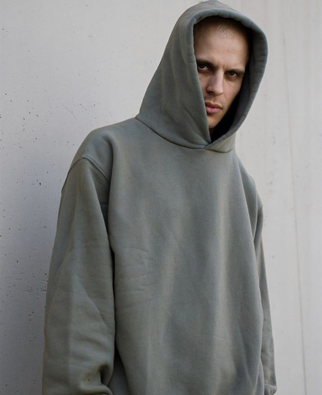 Correct Version YEEZY SEASON6 KANYE Hooded Sweater Coat High Street Men's and Women's Pullover KANYE Hoodie