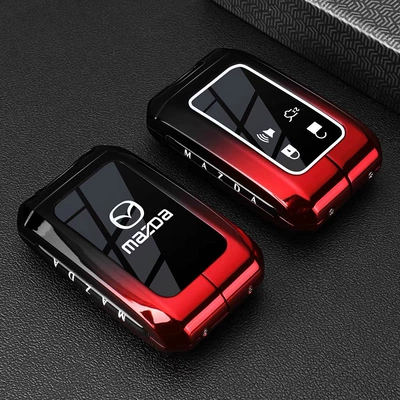 Car key bag Key Cover New Mazda - black-and-red-gradient-single-shell